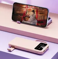 Power Bank 10000mah Alta Velocidade Com Suporte - Foto 5