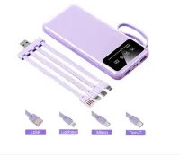 Power Bank 10000mah Alta Velocidade Com Suporte - Foto 6