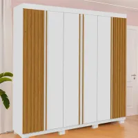 Roupeiro Eliza 6 Portas 2,30 100% MDF acp - Foto 2