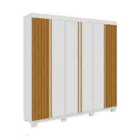 Roupeiro Eliza 6 Portas 2,30 100% MDF acp - Foto 3