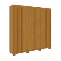 Roupeiro Eliza 6 Portas 2,30 100% MDF acp - Foto 6