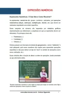 175 - Matemática - Expressões Numéricas - 7º ano - PDF com 17 páginas - Foto 2