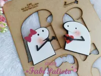 KIT39  Gabarito de Moldes  em MDF  Flork 1  e 2  - Foto 3