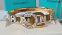 Bracelete Chanel com logo central Grande  - Foto 3