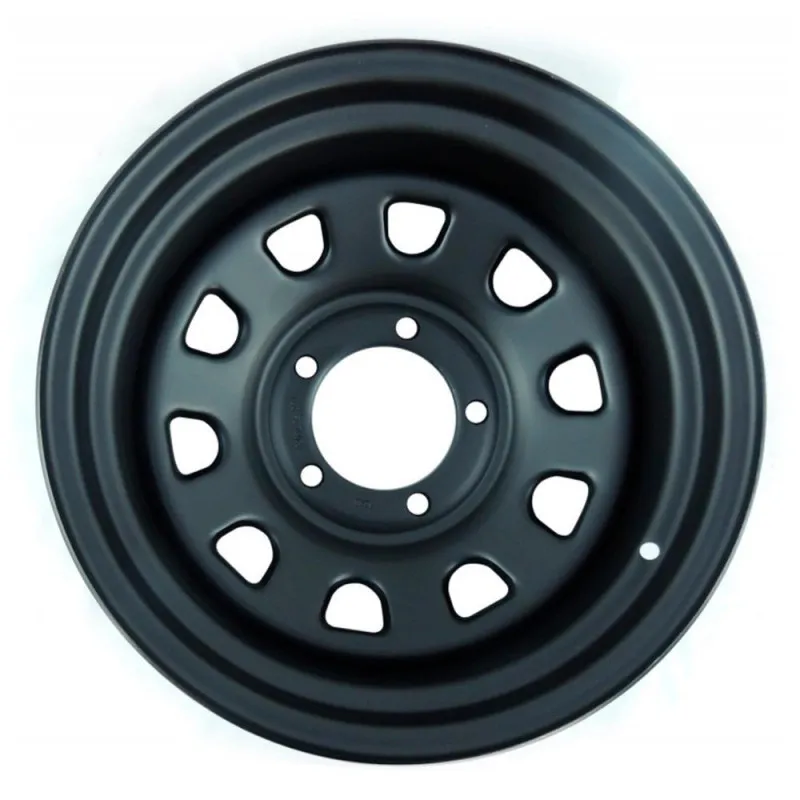 Roda 17x9 5x139 Daytona Black em Aço para Willys, Rural, F75 F1000 Suzuki Samurai Jimny Vitara Niva