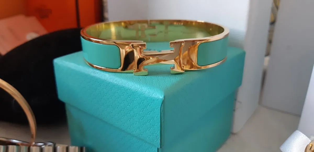 Bracelete Clic Hermès 1.2 cm regular DOURADAS 1 Imagem