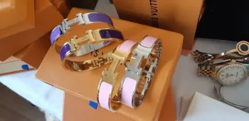 Bracelete Clic Hermès 1.2 cm regular DOURADAS 1 - Foto 2