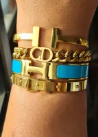 Bracelete Clic Hermès 1.2 cm regular DOURADAS 1 - Foto 17