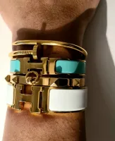 Bracelete Clic Hermès 1.2 cm regular DOURADAS 1 - Foto 18