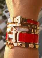 Bracelete Clic Hermès 1.2 cm regular DOURADAS 1 - Foto 19