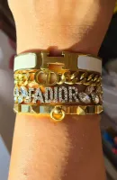 Bracelete Clic Hermès 1.2 cm regular DOURADAS 1 - Foto 20