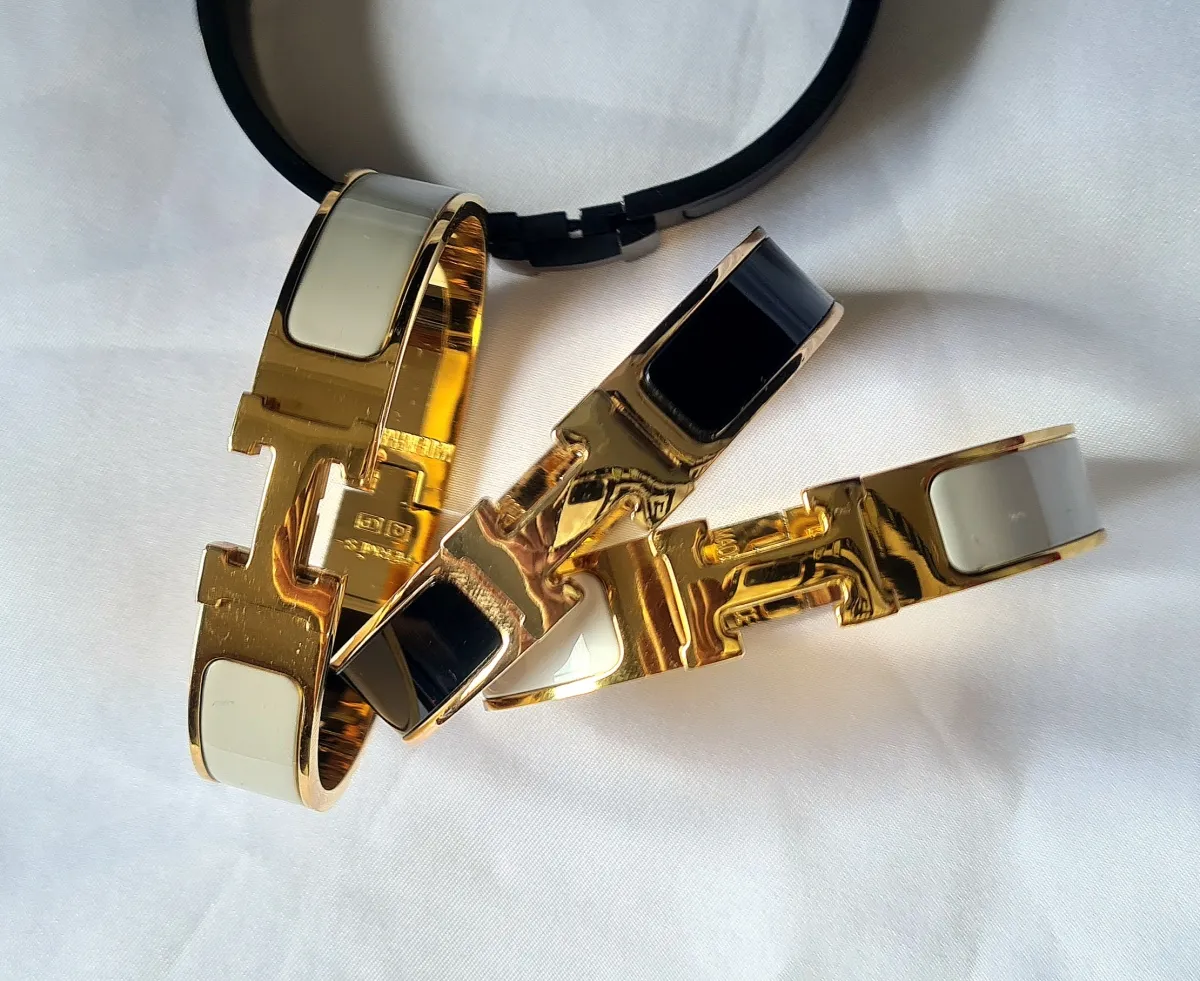 Bracelete Clic Hermès 1.2 cm regular DOURADA