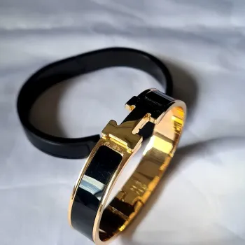 Bracelete Clic Hermès 1.2 cm regular DOURADA - Foto 2