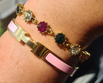 Pulseira Gucci cristais.  - Foto 2