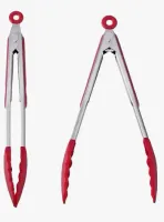 Pinça Pegador Culinário Silicone 28 Cm Multiuso Inox Fritura  - Foto 3