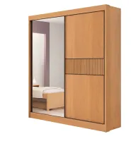 Guarda-Roupa 2 Portas Athenas Ripado 1,85 - Foto 2