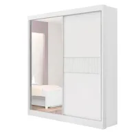 Guarda-Roupa 2 Portas Athenas Ripado 1,85 - Foto 3