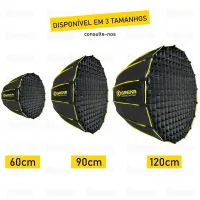 Softbox Parabólico Greika Dia 90cm s/ Grid