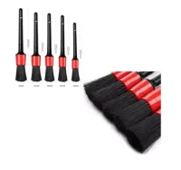 Kit 5 Pincéis Lavagem Detalhamento Automotivo Cerdas Firmes 4.0 - Foto 4