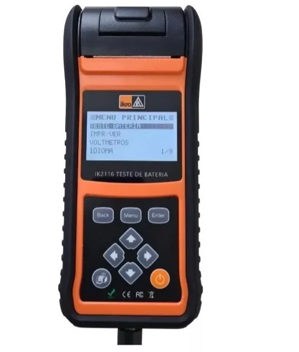 Teste De Bateria Com Impressora Térmica Embutida IKRO  IK-2116