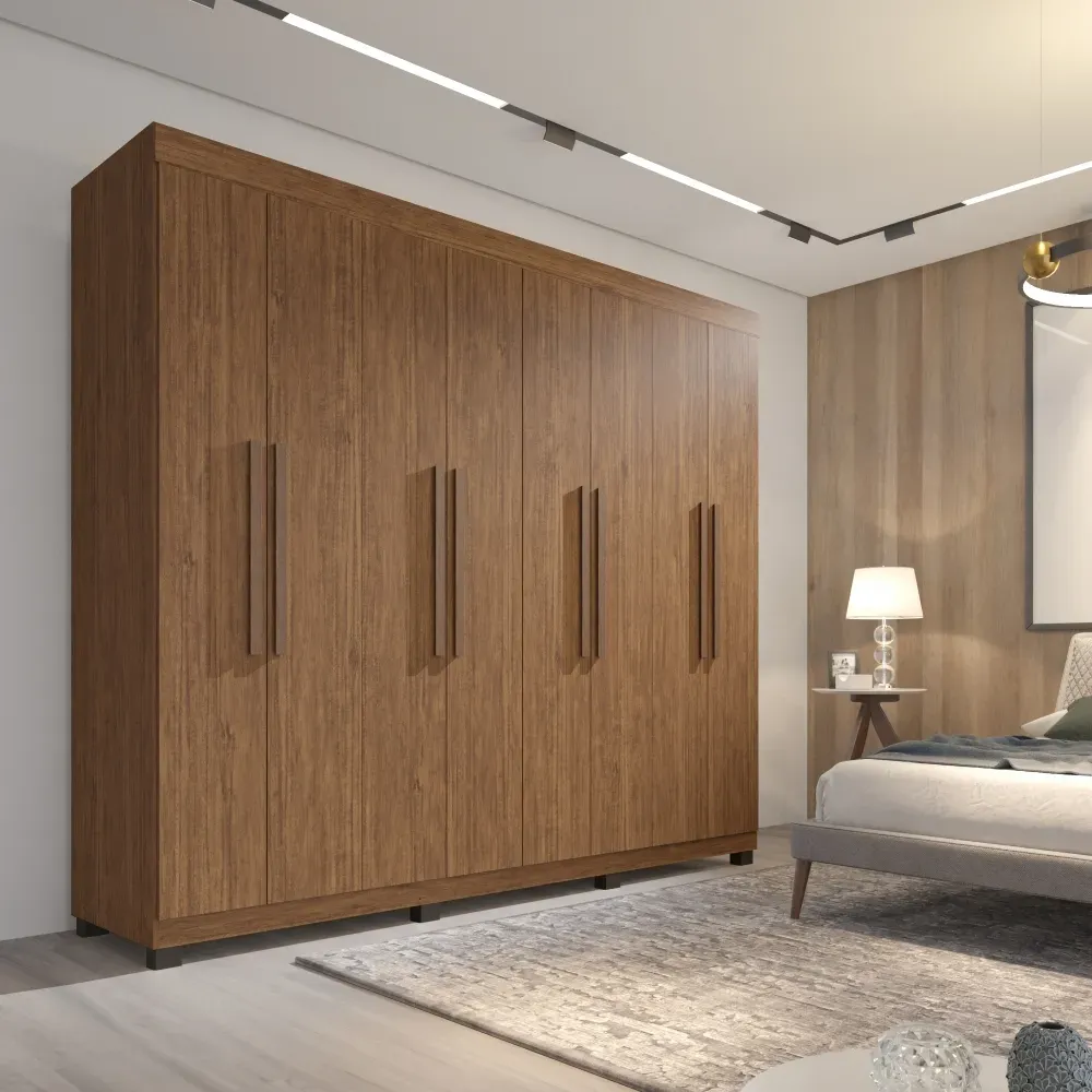 Roupeiro Milão 8 Portas 2.43 100% MDF