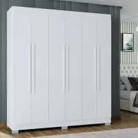 Guarda-Roupa Barcelona 6 Portas 1,80 Poquema