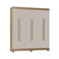 Guarda-Roupa Barcelona 6 Portas 1,80 Poquema - Foto 2