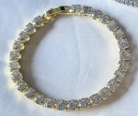 Pulseira Riviera dourada 