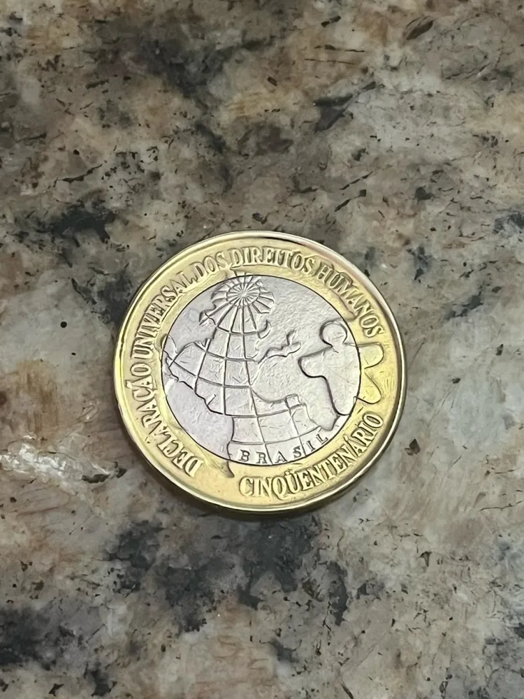 MOEDA DIREITOS HUMANOS 1998 - SOBERBA Imagem