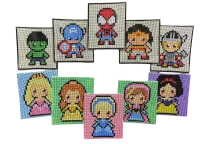 PRÉ-VENDA Conjunto de Kit's p/ Bordar AVATARES 27cmX27cm - Foto 2