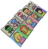 PRÉ-VENDA Conjunto de Kit's p/ Bordar AVATARES 27cmX27cm - Foto 3