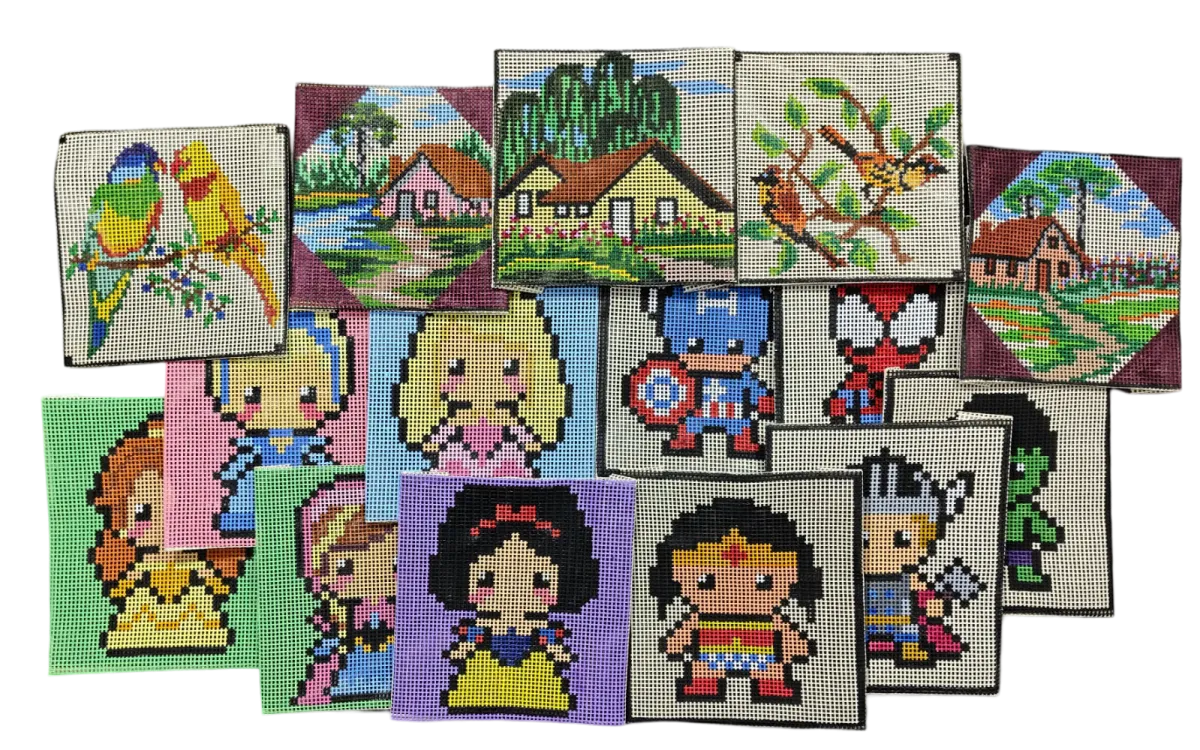 PRÉ-VENDA Conjunto de Kit's p/ Bordar 27cmX27cm Imagem