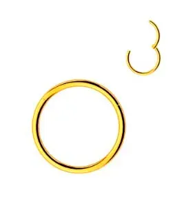 Segmento em Titânio Clicker 1.0mm PVD GOLD TIT12 - Foto 2