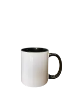  Caneca Porcelana C/ Alça e Interior Colorido - Foto 3
