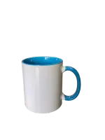  Caneca Porcelana C/ Alça e Interior Colorido - Foto 10