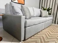 Sofa retrátil e Cama Blog Espuma D33 Siliconada tecido  em linho Sem caixa  2,20 orthobox Super promoção - Foto 3