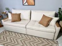 Sofa retrátil e Cama Blog Espuma D33 Siliconada tecido  em linho Sem caixa  2,20 orthobox Super promoção - Foto 5