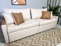 Sofa retrátil e Cama Blog Espuma D33 Siliconada tecido  em linho Sem caixa  2,20 orthobox Super promoção - Foto 10