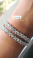 Pulseira Cristais inspiração Tiffany&Co 