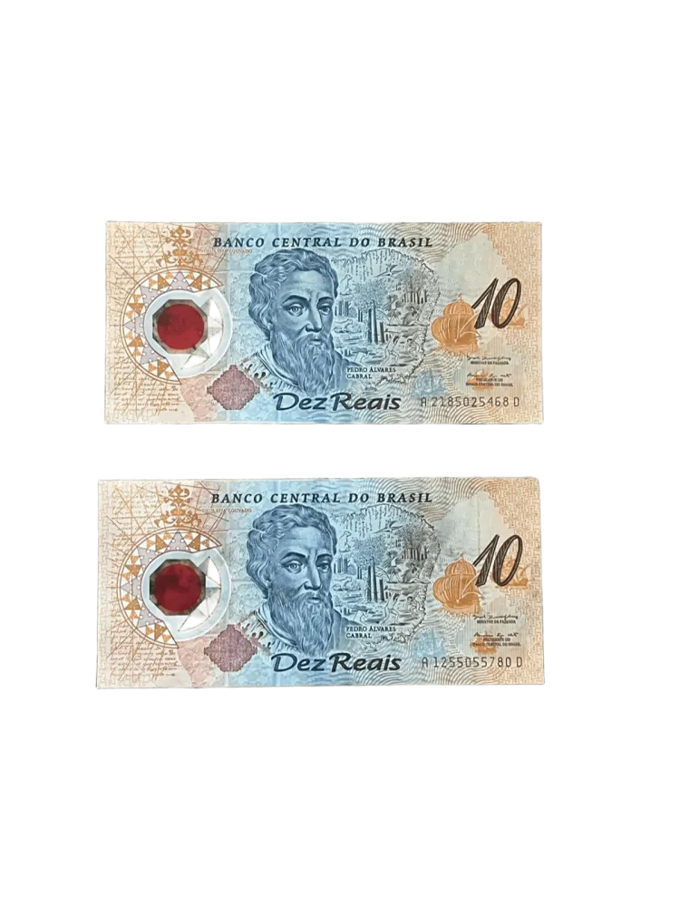 CÉDULA 10 REAIS  POLÍMERO PEDRO ALVARES CABRAL  C332   - MBC Imagem