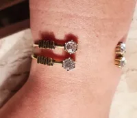 Bracelete aberto ajustável Dior  - Foto 3