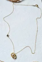 Colar LV logo entrelaçadas.  - Foto 3