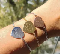 Pulseira Coração Central corrente dupla Tiffany&Co  - Foto 2