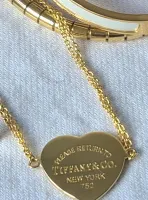 Pulseira Coração Central corrente dupla Tiffany&Co  - Foto 5