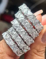 Aliancinhas Moinssant triangulares.  - Foto 5