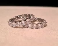 Aliancinhas zirconias  - Foto 3