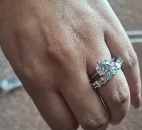 Aliancinhas zirconias  - Foto 5