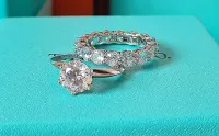 Aliancinhas zirconias  - Foto 6