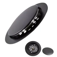 Ralo Inteligente Ideal Click 15x15 Redondo Inox Preto Fosco - Foto 2