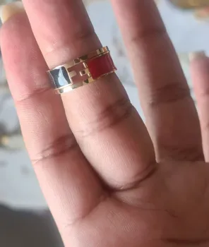 Anel Fendi Bicolor - Foto 2